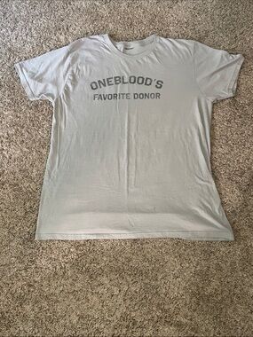 Small Unisex Cotton & Polyester One Blood Graphic T-shirt